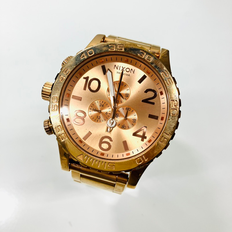 NIXON 商品（Product）：手錶 玫瑰金 寬錶帶 有使用痕跡 二手 寶物工廠 Treasure Factory