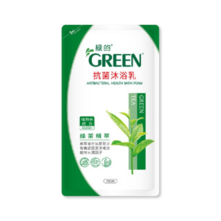 綠的抗菌沐浴乳綠茶補充包700ml毫升【家樂福】