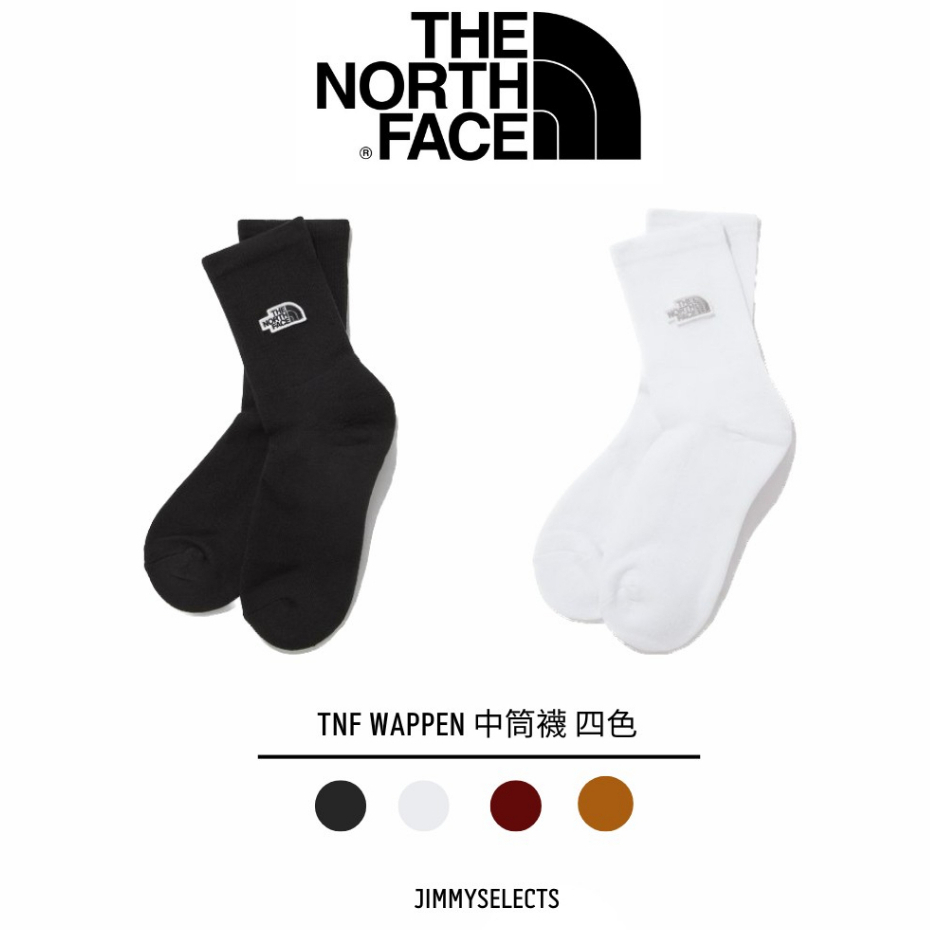 【吉米.tw】現貨 THE NORTH FACE 復古運動襪 韓國 北臉 白標 中筒襪  襪子  四色 長襪 男女