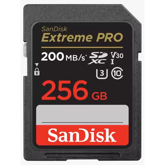 SanDisk  256G SD SDXC EXTREME PRO U3 4K V30 170MB/s 相機記憶卡 高速
