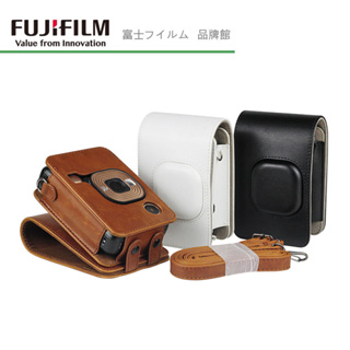 FUJIFILM 富士 instax mini Liplay 相機包 復古棕/復古白/復古黑/透明殼 共四款
