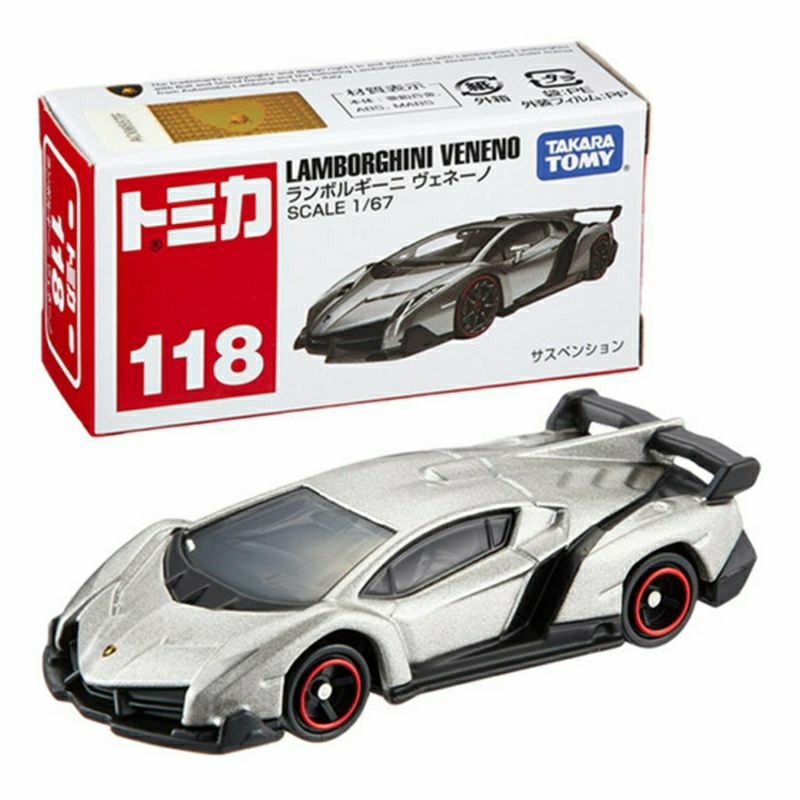^.^飛行屋(全新品)TAKARA TOMY-多美小汽車-TOMICA #118 藍寶堅尼 Lamborghini 超跑