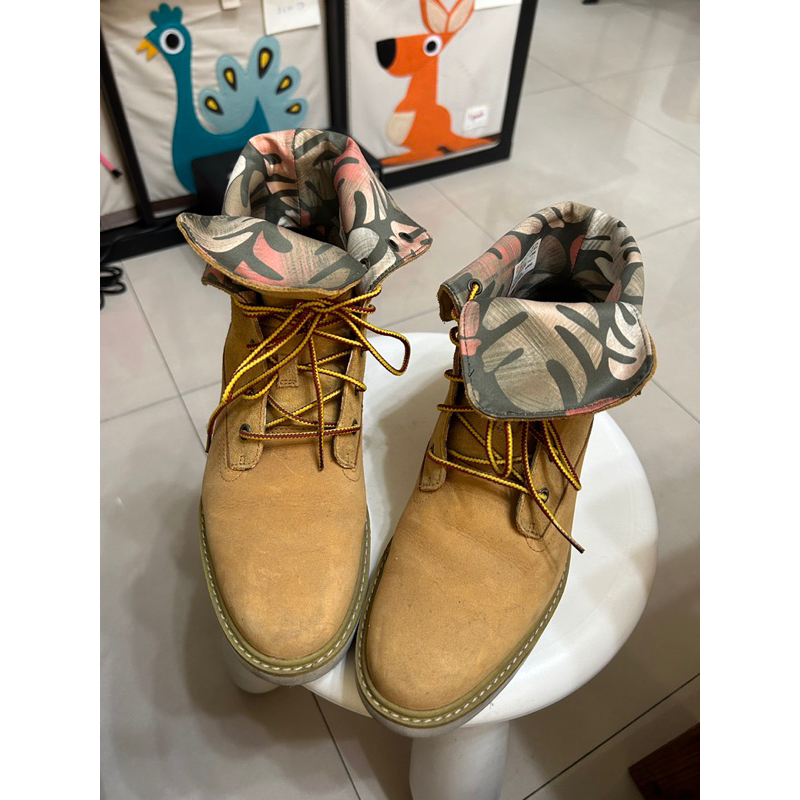 Timberland反摺女靴