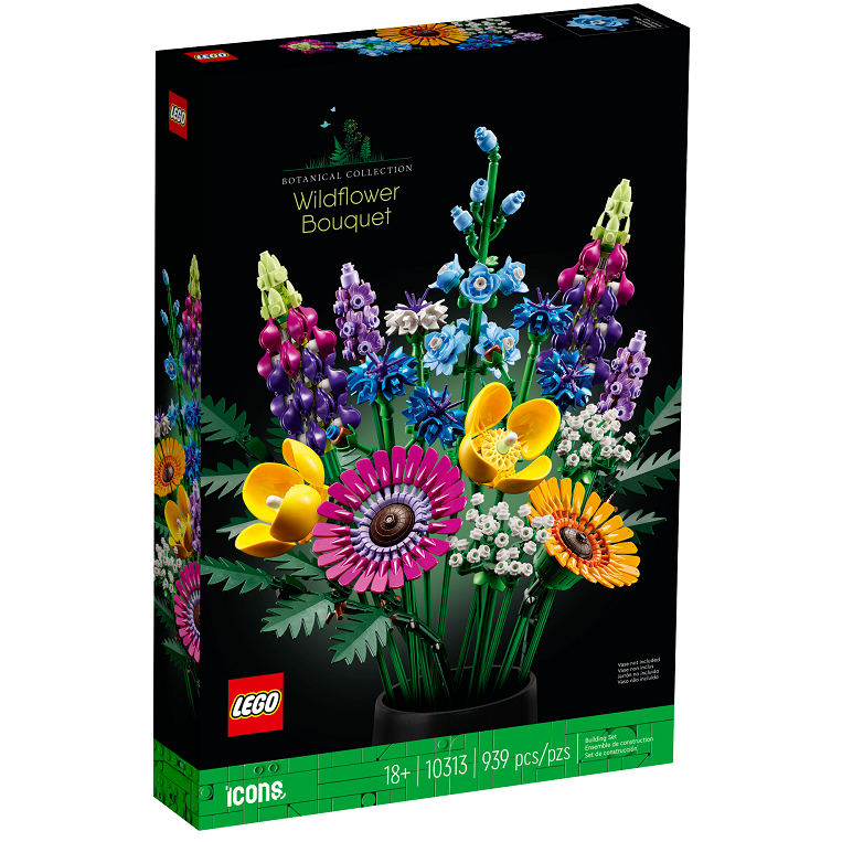 【宅媽科學玩具】LEGO 10313 野花束