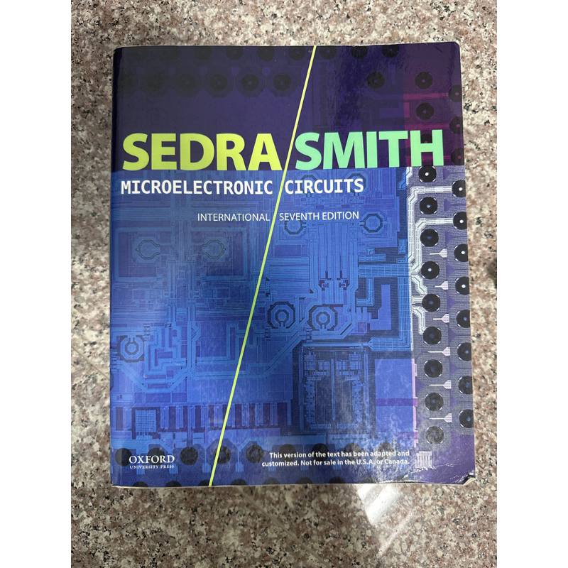 電子學用書 SEDRA SMITH MICROELECTRONIC CIRCUITS 原文書