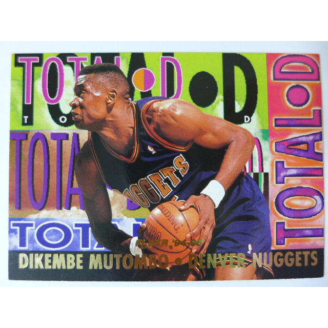 ~ Dikembe Mutombo ~名人堂/火鍋王/木桶伯/穆湯波 1995年Fleer.NBA特殊卡