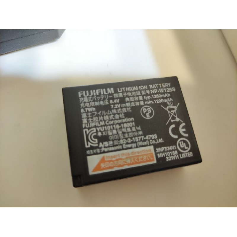 Fujifilm np w126 原廠電池 np-w126s