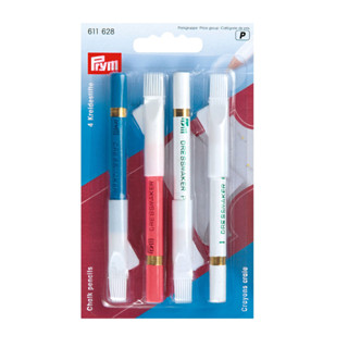 【臺灣喜佳】【德國品牌Prym】縫紉精品/縫紉工具-記號粉筆組(3色，附刷子)
