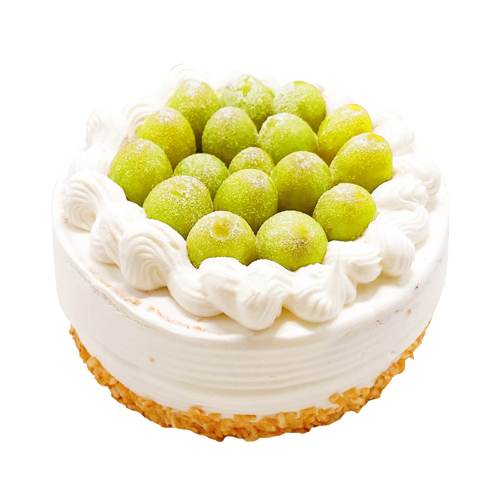 樂活e棧-生日快樂造型蛋糕-綠寶石奢華蛋糕6吋1顆(生日快樂 蛋糕 手作 水果)