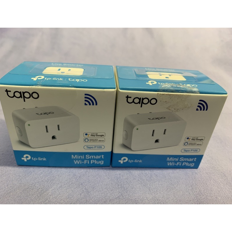 全新TP-Link Tapo P105 迷你型Wi-Fi智慧插座 x 2個