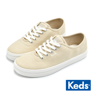 【Keds】BREEZIE 簡約輕巧舒適感休閒鞋-淺卡其 (9231W123490)