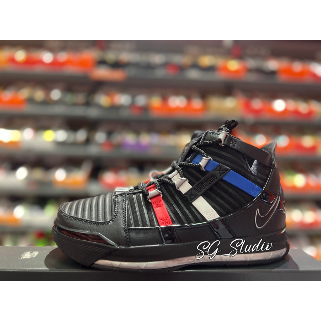 S.G NIKE ZOOM LEBRON III QS DO9354-001 黑色 復刻 籃球鞋 男鞋