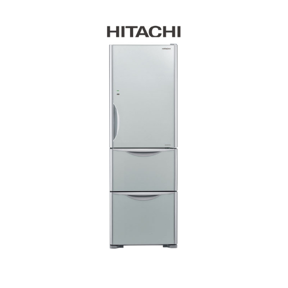 HITACHI 日立 三門 394公升 鏡面變頻冰箱 RG-41B-SV 琉璃灰【雅光電器商城】