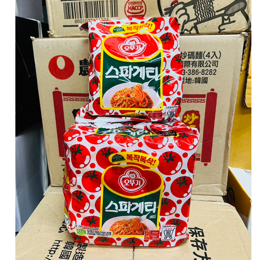 【好煮意】韓國 不倒翁 番茄風味義大利麵(4包入)