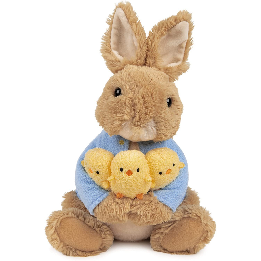 HappyHour:現貨特惠＊美國購回 GUND 英國 彼得兔 &amp; 小雞 Peter Rabbit 安撫玩偶 9" 特惠