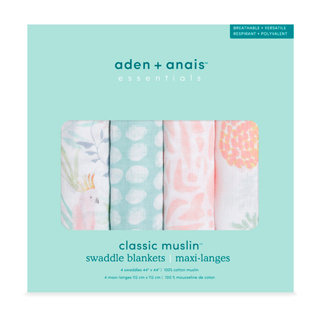 Aden + Anais 經典多功能包巾4入(112x112cm) 可愛婦嬰