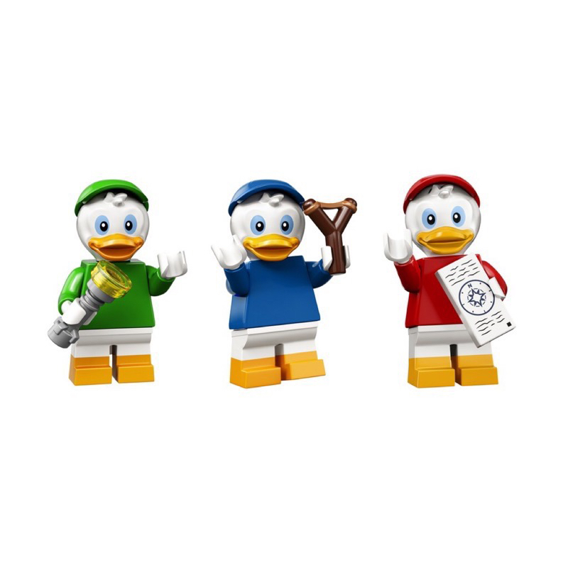 《香G陳》LEGO 71024 Louie Dewey Huey 3、4、5號 小鴨 迪士尼2代 人偶包（全新未拆）