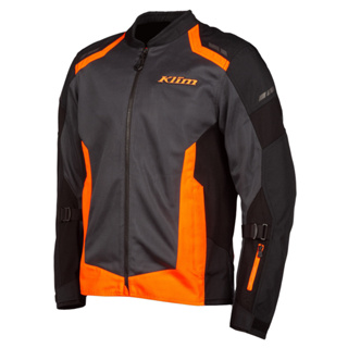 颱風部品:美國klim induction jacket 黑橘 夏季網狀防摔衣
