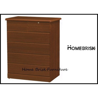 【宏興傢俱 HOME BRISK】胡桃色五斗櫃，另外有松木色和柚木色。《HX新品》，蘆洲、三重