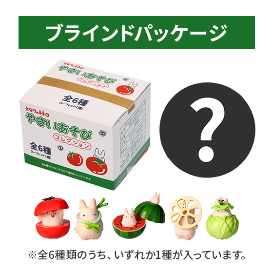 現貨- 日本吉卜力 龍貓蔬果箱盲盒 單盒 龍貓 公仔 盒玩 龍貓蔬菜水果 橡子共和國