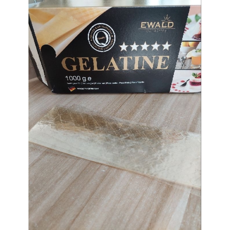 單片販售德國高級吉利丁片果凍凝固材料 奶酪食材果凍 Gelatine 即溶即用單片販售