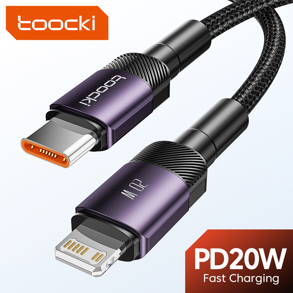 Toocki 高效能充電線 PD100W/20W快充線 短線 加長快充線 0.5米/1米/2米/3米 iPhone/三星