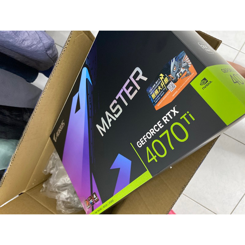 技嘉 AORUS GeForce RTX 4070 Ti MASTER 12G 顯示卡