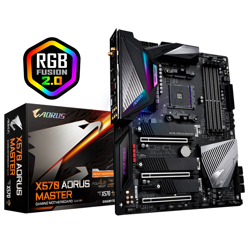 【台南個人自售】技嘉 X570 AORUS MASTER AM4主機板 原廠庫存品 快速出貨 5900X 3900X參考