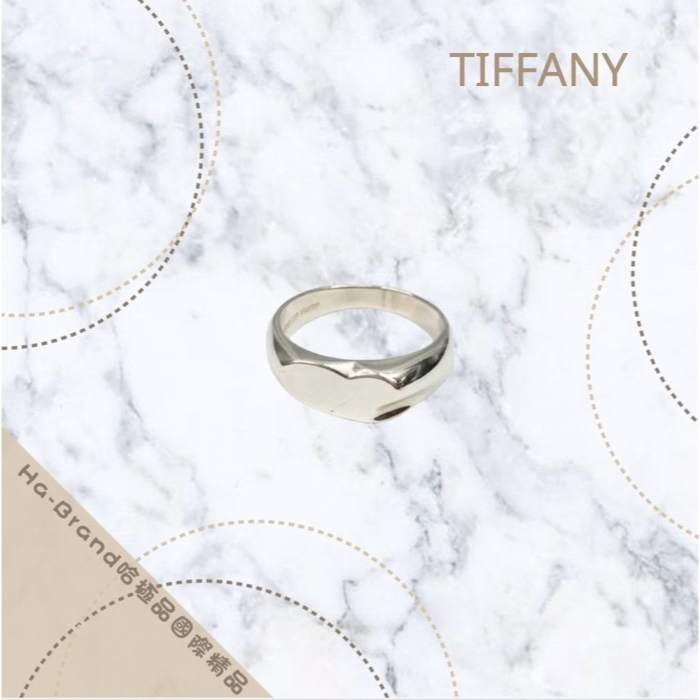 【哈極品】美品《Tiffany&amp;Co.》Tiffany 925純銀 愛心戒指
