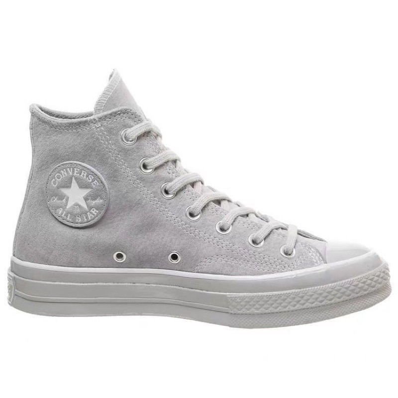 All star 英國境內限定 正品全新高筒灰色麂皮帆布鞋 24cm converse