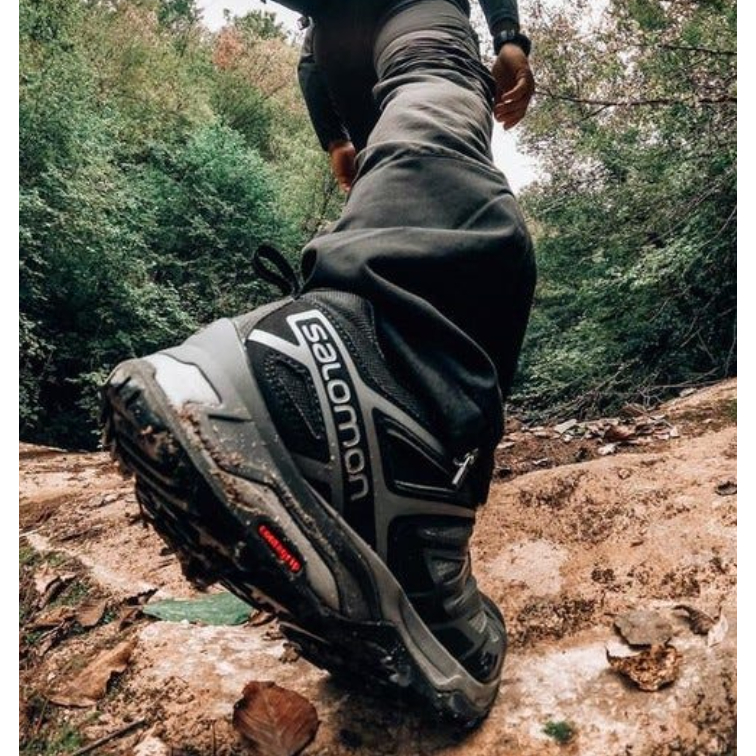 Salomon 男 A ULTRA 3 GTX 低筒登山鞋 WIDE寬楦 黑