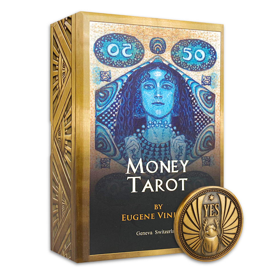 金錢塔羅＋占卜錢幣｜套組,The Set Of Money Tarot Cards And Coin【左西購物網】
