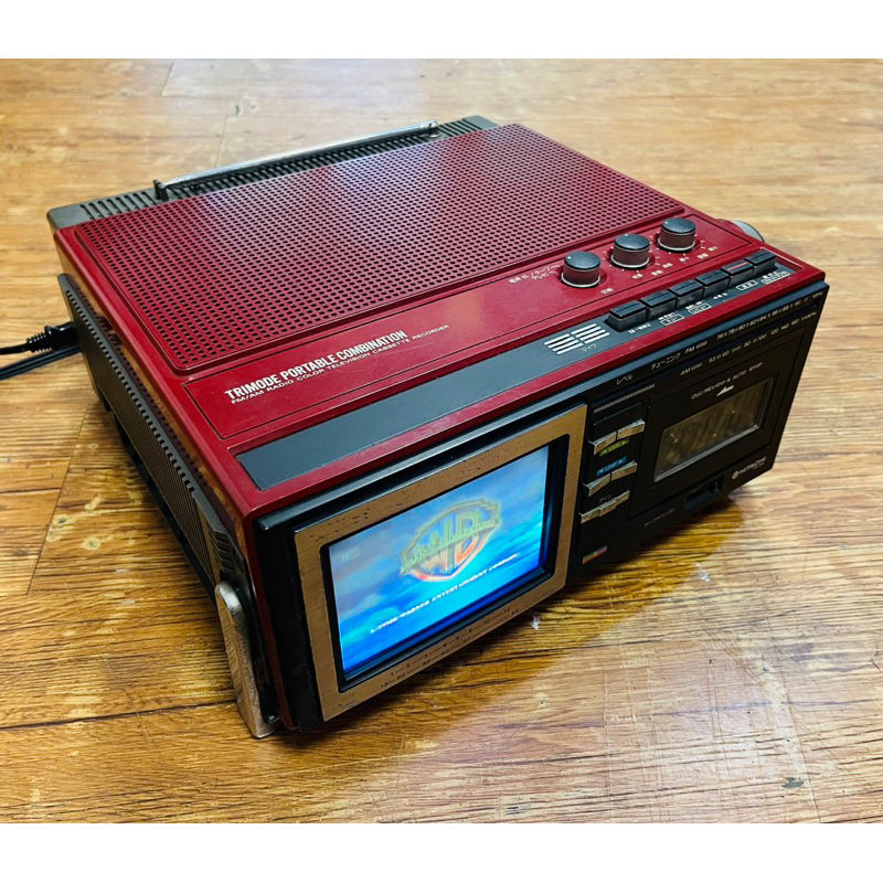 &lt;古董級稀有HITACHI日立卡帶收音機彩色映像管電視機&gt;