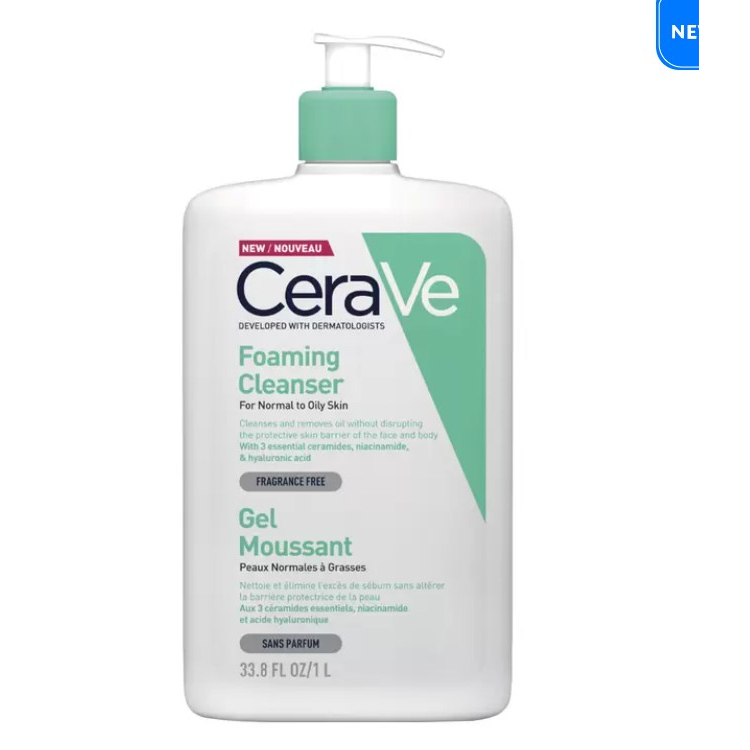 【好市多代購】法國 CeraVe 適樂膚 溫和泡沫潔膚露 1公升 | Costco