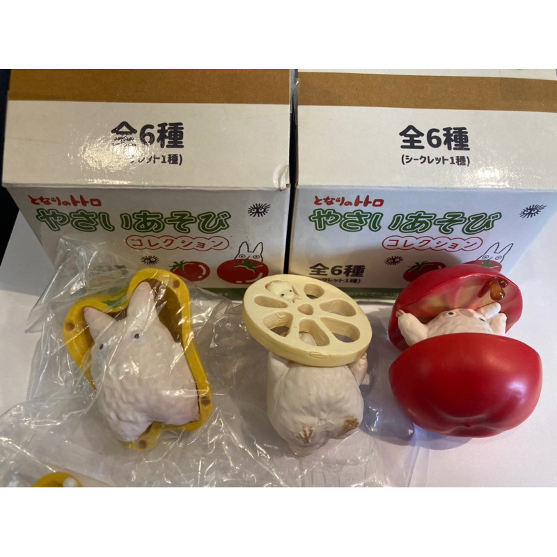 龍貓蔬菜店系列 甜椒（隱藏版）、蓮藕、番茄 盲盒