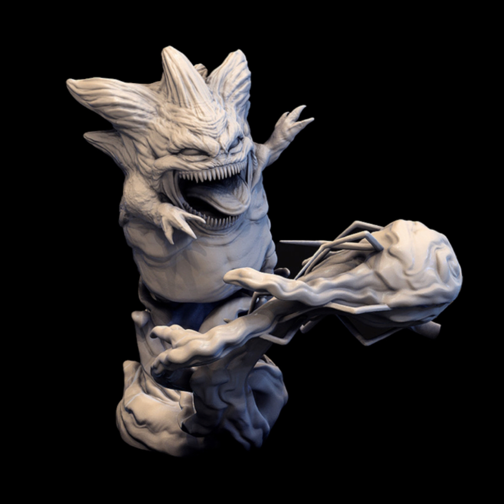 Tazo工坊[MMM] 柴郡鬼(耿鬼)pose2Cheshire Haunter ( gengar)3D列印模型PM