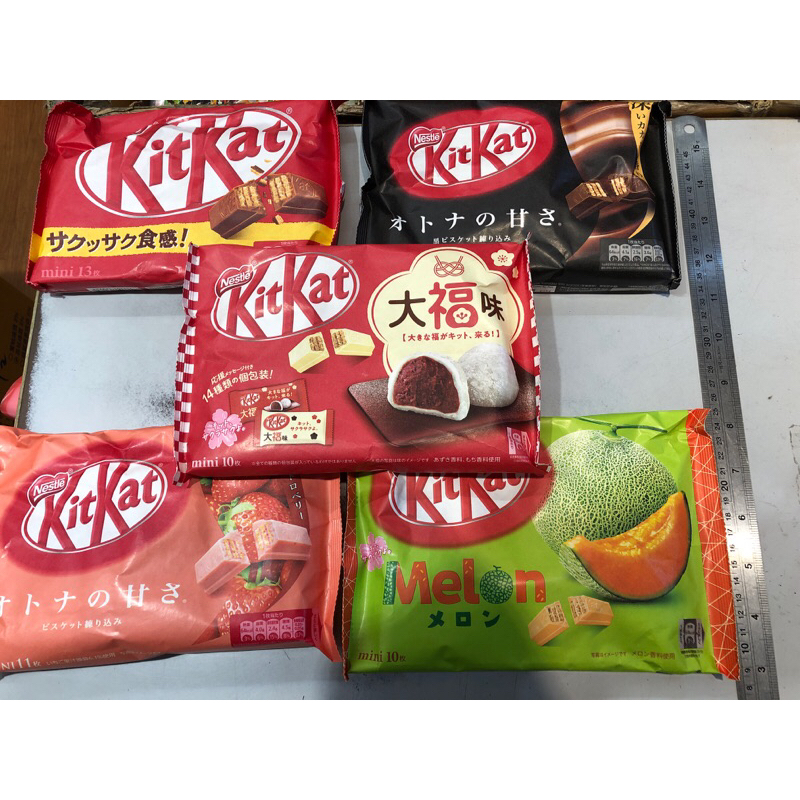 逸品園商店 日本 雀巢 kitkat 巧克力 紅豆大福/哈密瓜/可可/大人黑可可/草莓⋯