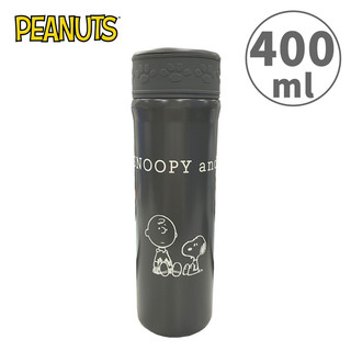 【現貨】史努比 不鏽鋼保溫瓶 400ml 隨身瓶 保冷瓶 水壺 Snoopy PEANUTS 日本正版