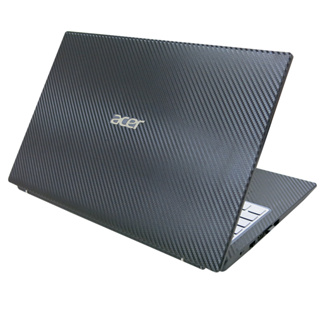 【Ezstick】ACER EX215-54G EX215-55G 黑色卡夢紋機身貼 (含上蓋、鍵盤週圍貼)