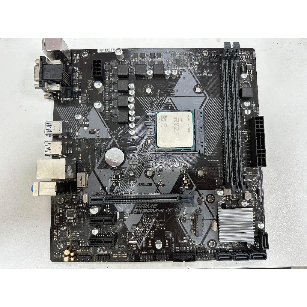 ASUS PRIME B450-K R3 3200G 主機板+CPU 華碩主機板 ASUS AMD CPU