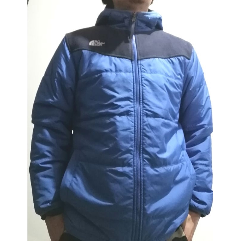 北臉 The North Face 連帽 羽絨 絨布 雙面 外套 夾克