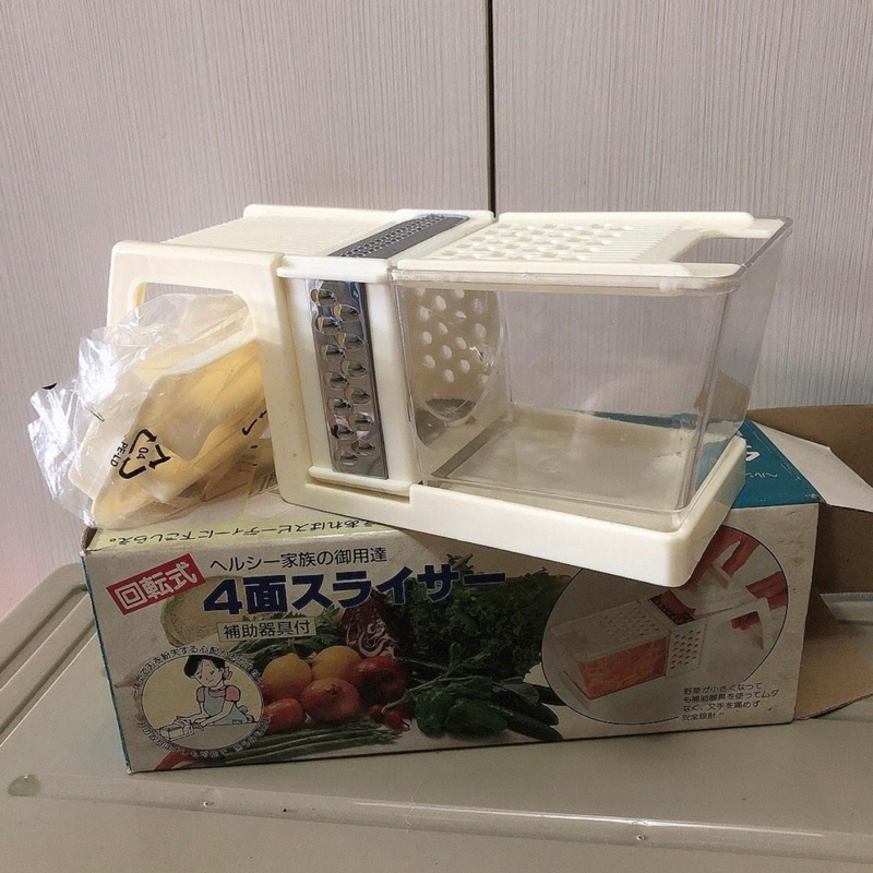 日本 四面多功能食物料理器 刨刀 刨絲 刨片