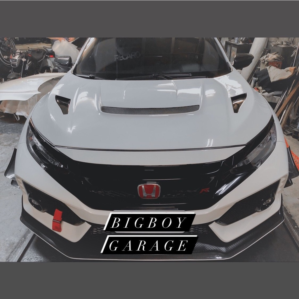 【M.GARAGE】HONDA Civic TYPER FK8 17- VARIS 1 碳纖 引擎蓋 改裝 套件