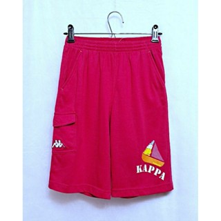 💎魔力方程飾💎Kappa 桃紅色兒童短褲 吸濕 排汗 速乾 防汙