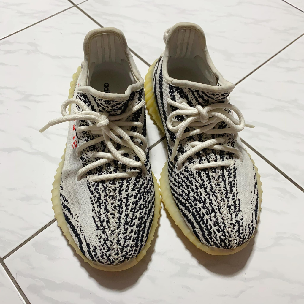 YEEZY BOOST 350 V2 ZEBRA CP9654 斑馬 尺寸24cm 女鞋 二手 有盒