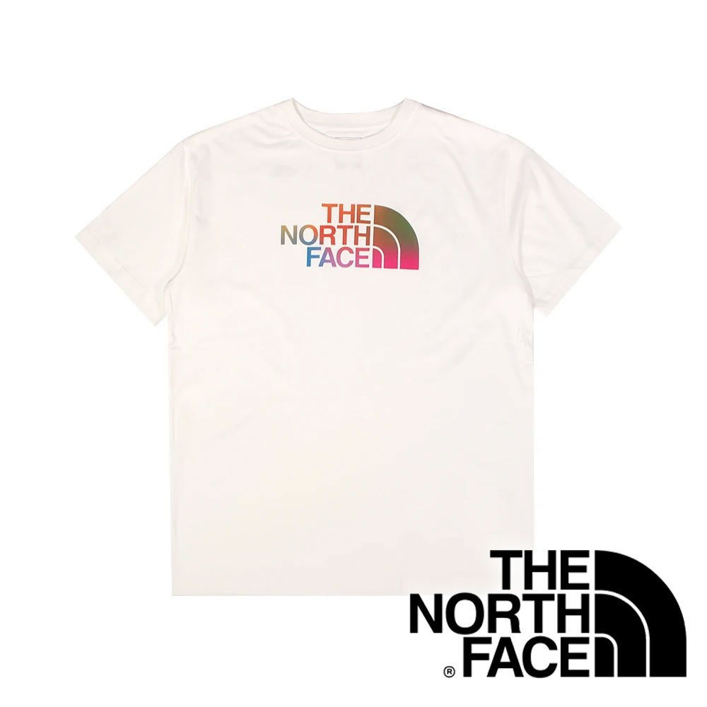 【THE NORTH FACE 美國】女oversize短袖圓領T恤『白色』NF0A7WER