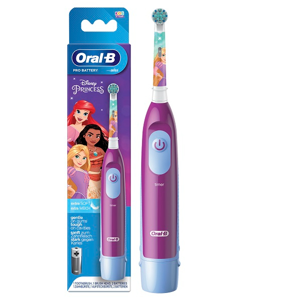 德國百靈 歐樂B / Oral-B &lt;新版&gt; 兒童電動牙刷（電池式）DB5.510.1K公主款-
