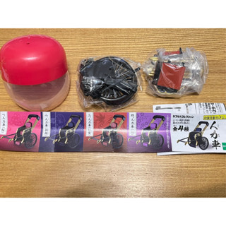 【現貨】扭蛋轉蛋日幣400円全新EPOCH人力車人拉車日本復古人力車迷你模型