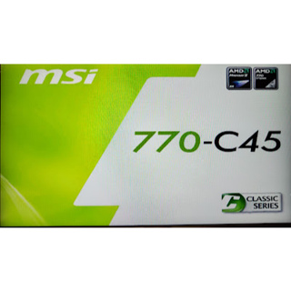 主機板 MSI 770-C45 AM3 770 SB710 DDR3 PCI COM1 吾硬良品