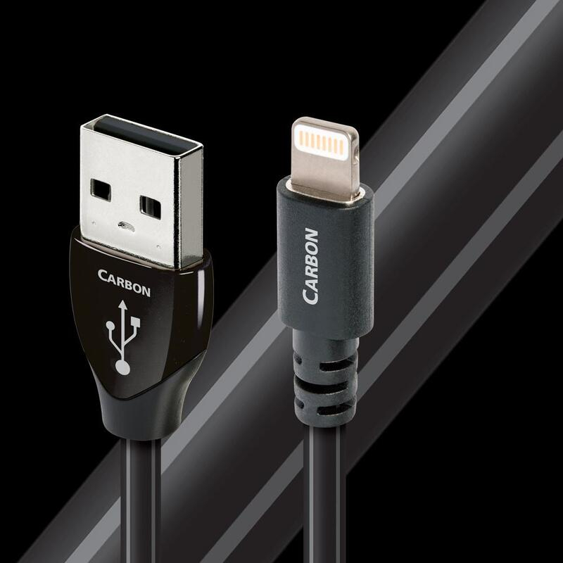 AudioQuest 碳 Carbon USB線  A-Lightning 含銀5% 0.75M 1.5M 3M 5M